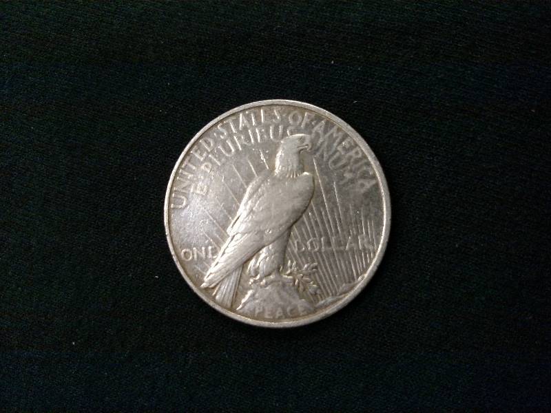 lot 75 image: 1926 D  Peace Silver Dollar...