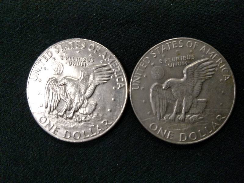 lot 80 image: 1978 & 1978 D Eisenhower Dollars...