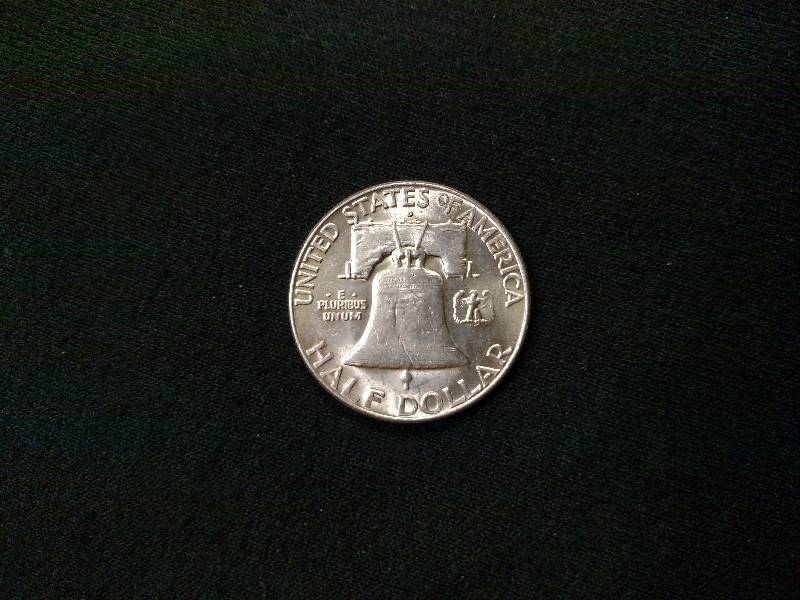 lot 115 image: 1962 D Franklin Silver Half Dollar...