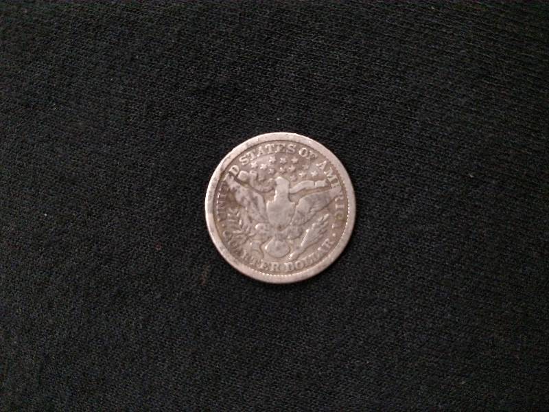 lot 123 image: 1895 Barber Silver Quarter...