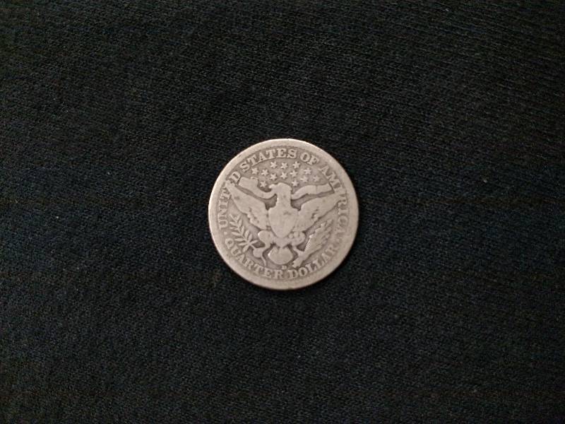 lot 128 image: 1916 D Barber Silver Quarter...