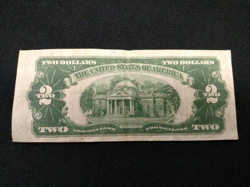 lot 137 image: 1928 C Two Dollar Red Seal Note...