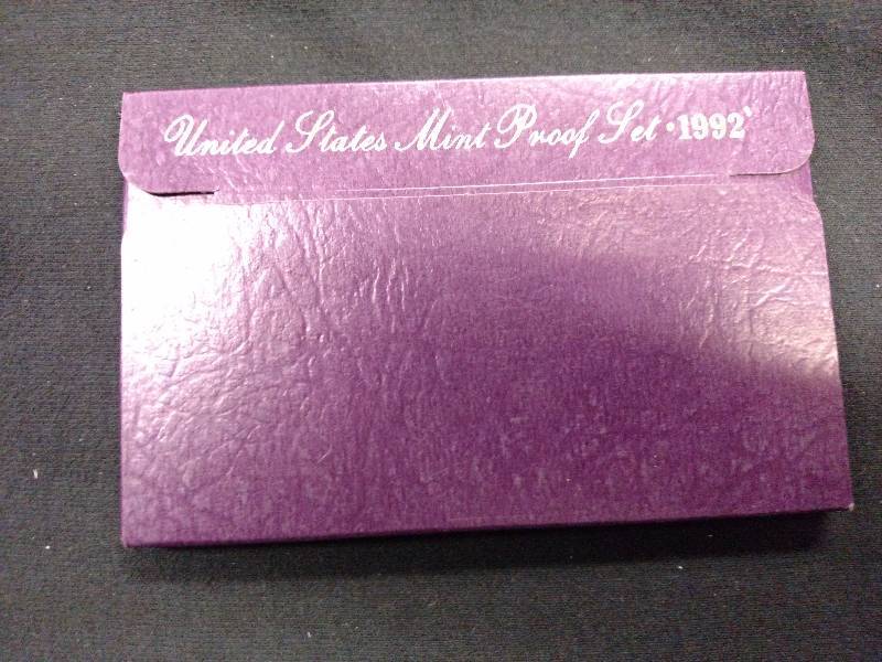 lot 156 image: 1992 U.S. Proof Coin Set...