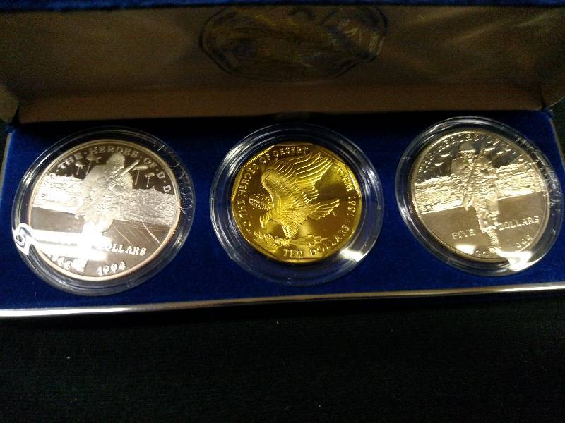 lot 160 image: 1994 Heroes of D-Day Commemorative ...
