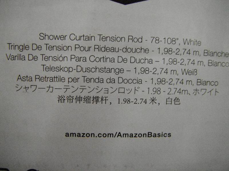 Shower Curtain Rod
