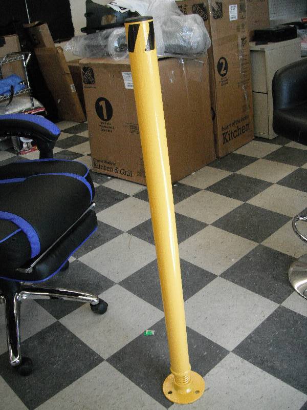 Yellow Metal Post