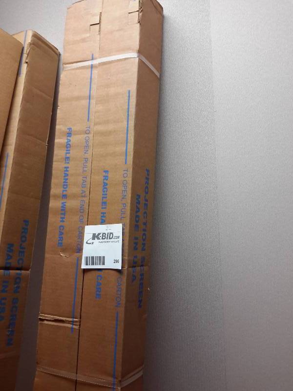 2, Da Lite, 7 ft Projector Screens, New in Boxes