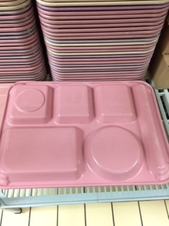 59 Sectioned Plastic lunch trays