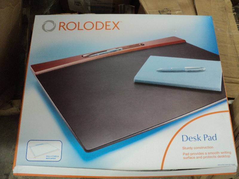 lot 113 image: 4 Rolodex Desk pads...