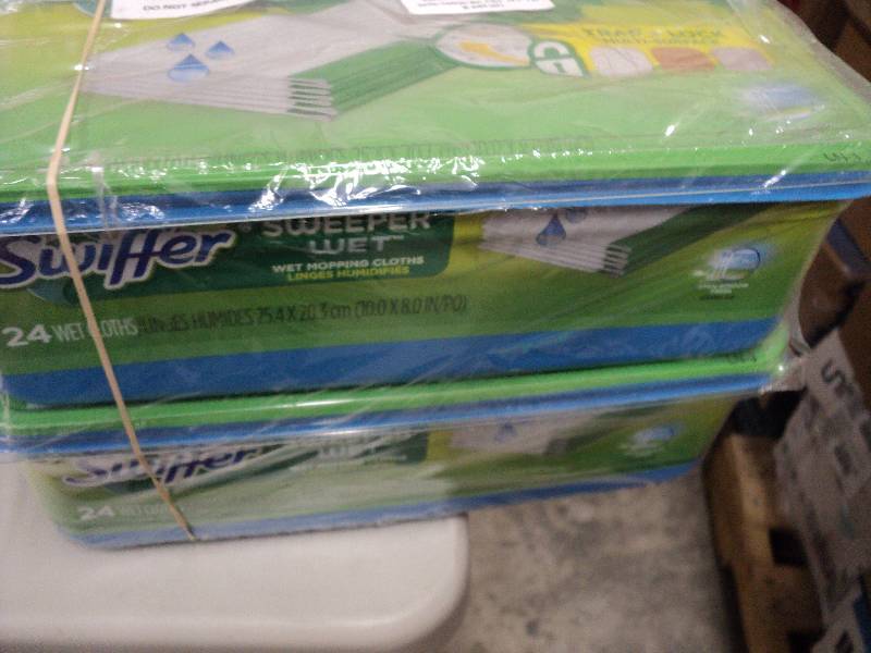 lot 118 image: Swiffer Sweeper Wet 48 cloths...