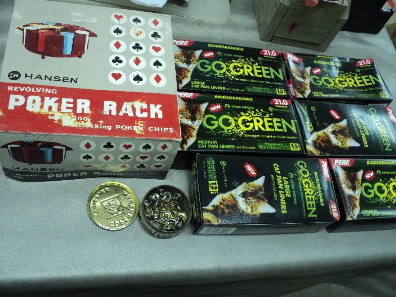 lot 85 image: Poker pack and six boxes go green c...
