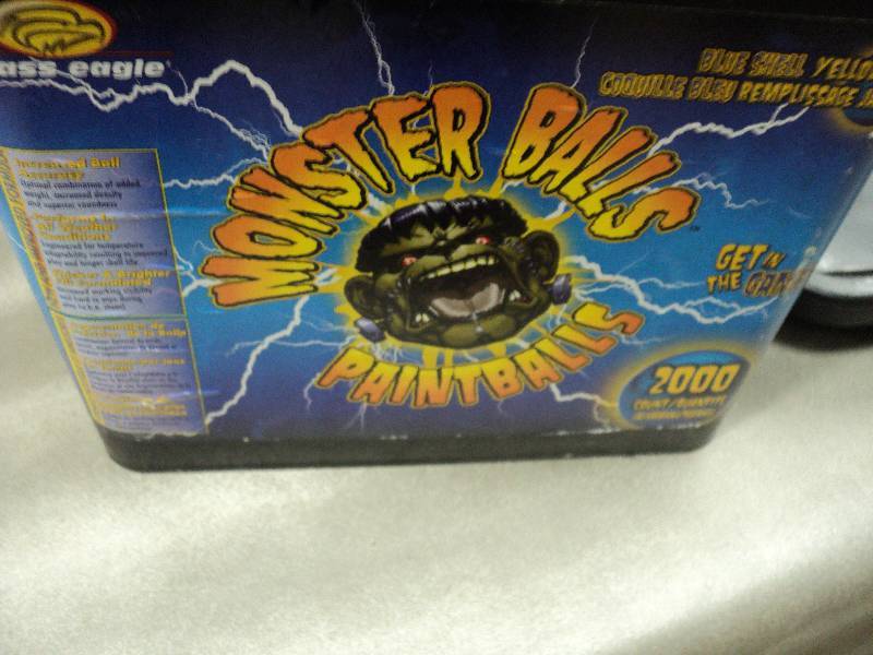 lot 88 image: Monster Balls paint balls...