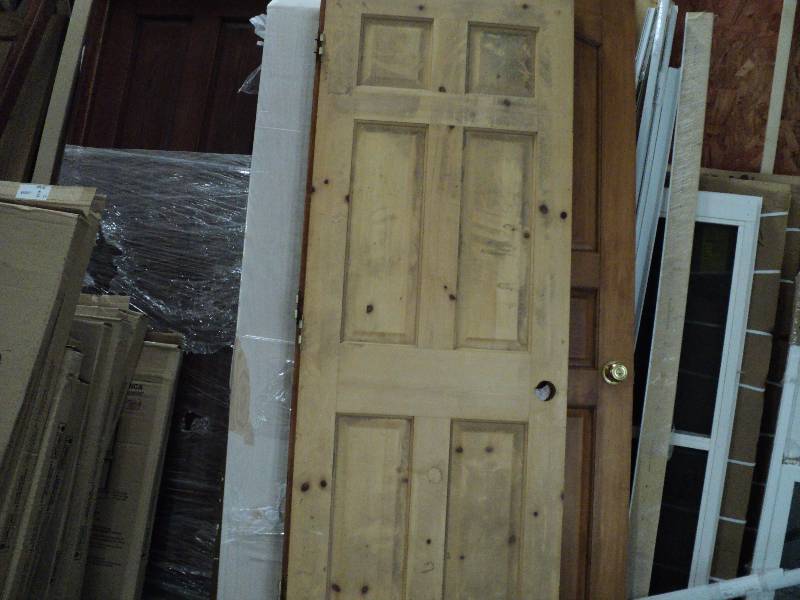 lot 94 image: 28x78 6 panel door...