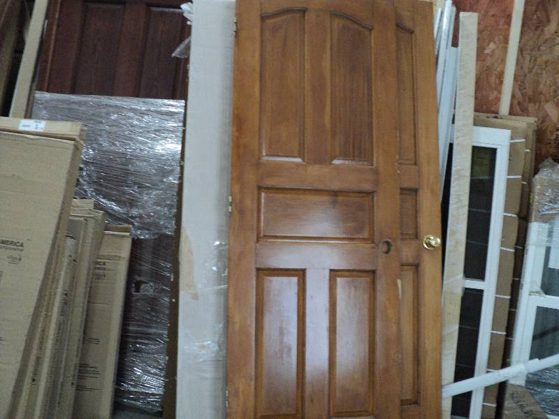 lot 95 image: 28x78 5 panel door...