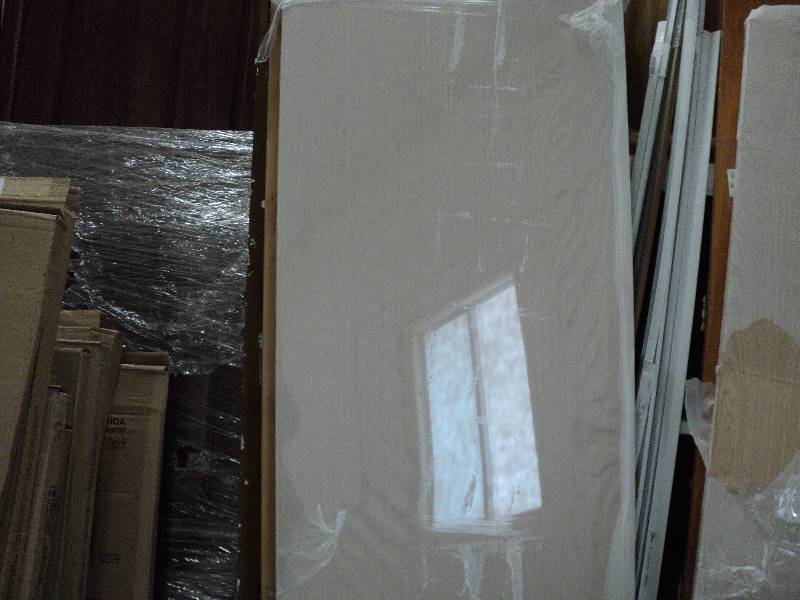 lot 98 image: 3 x 75 door wrapped in plastic...