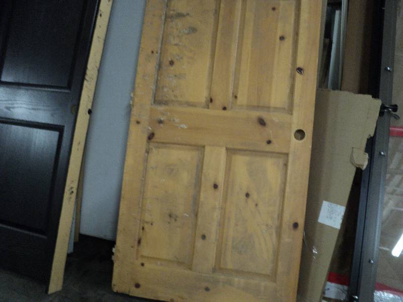 lot 143 image: 3x78 6 panel door...