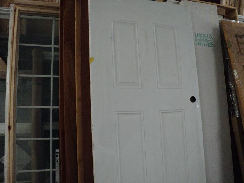 lot 144 image: 3x79 metal door...