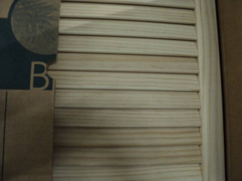 lot 160 image: wood grain millwork bi-fold door 30...