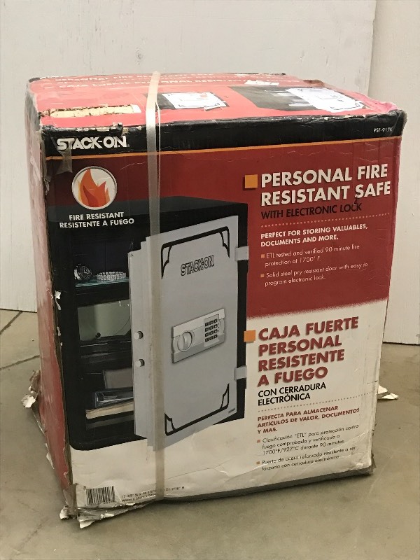 lot 10 image: Stack-On Personal Fire-Resistant Sa...