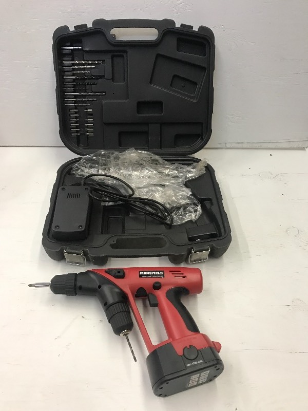 lot 40 image: Mansfield 115Volt Cordless Dual Dri...