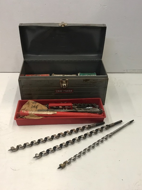lot 56 image: Craftsman Steel Toolbox Full Of Ass...