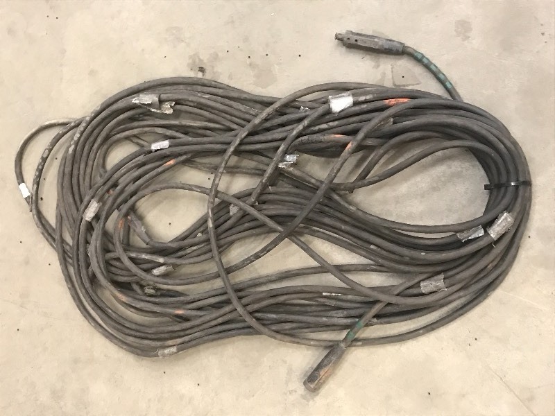 lot 105 image: Lengthy Welding Leads ...