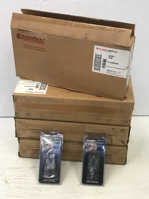 lot 124 image: (4) Cases Of New Instaback Drywall ...