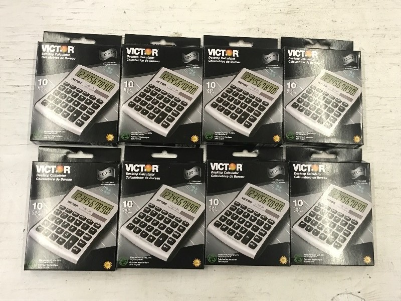 lot 149 image: (8) New Victor Desktop Calculators ...