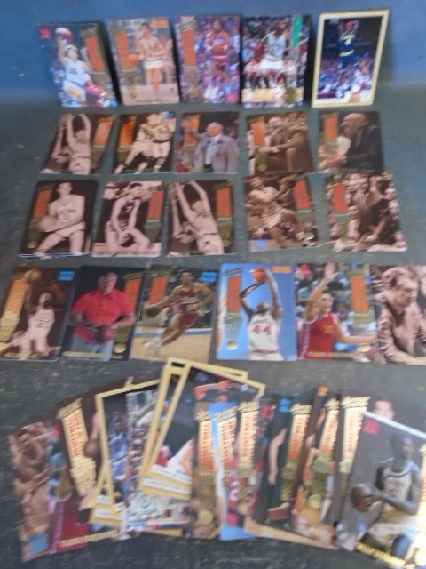 lot 3 image: 50 NBA Star Baseball Cards