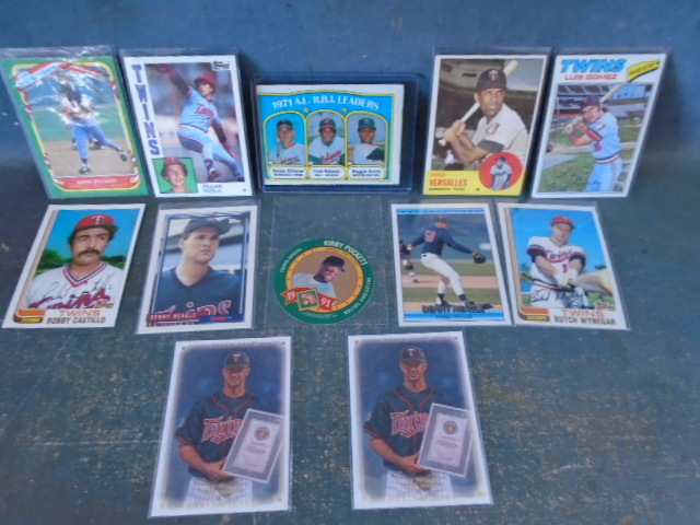 lot 28 image: Minnesota Twins Baseball Cards