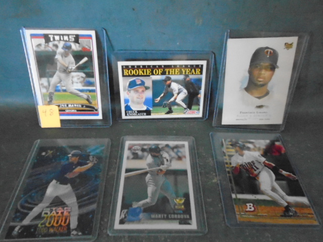 lot 48 image: 6 Star Minnesota Twins Baseball Cards