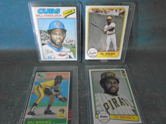 lot 49 image: Bill Madlock Baseball Cards