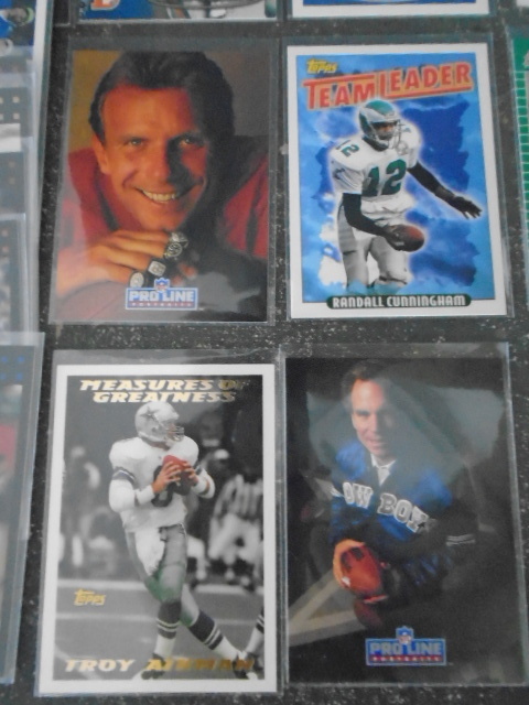 lot 60 image: 50 NFL Quarterback Football Cards