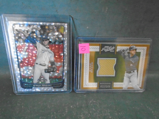lot 68 image: Ryan Braun Jersey Card