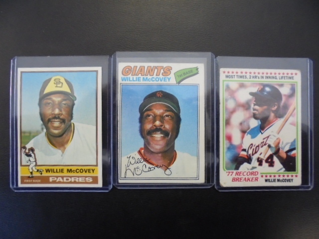 lot 11 image: Vintage Willie McCovey Cards