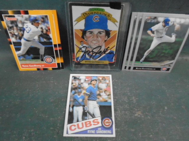 lot 10 image: Autographed Ryne Sandberg Card and More