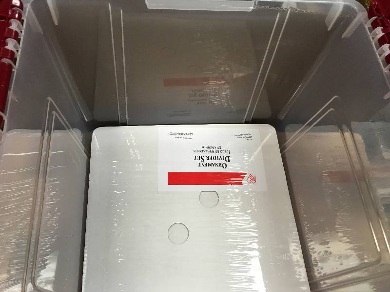 IRIS Ornament Storage Box New