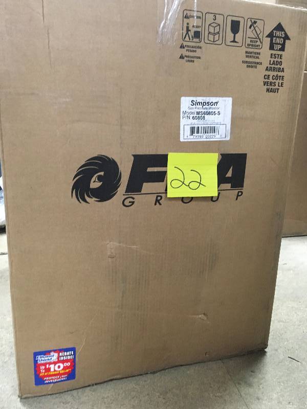 Simpson MS60805-S 300-PSI 2.4 GPM Gas Pressure Washer Powered By Honda with 15 in. Scrubber and 50 ft. Hose New