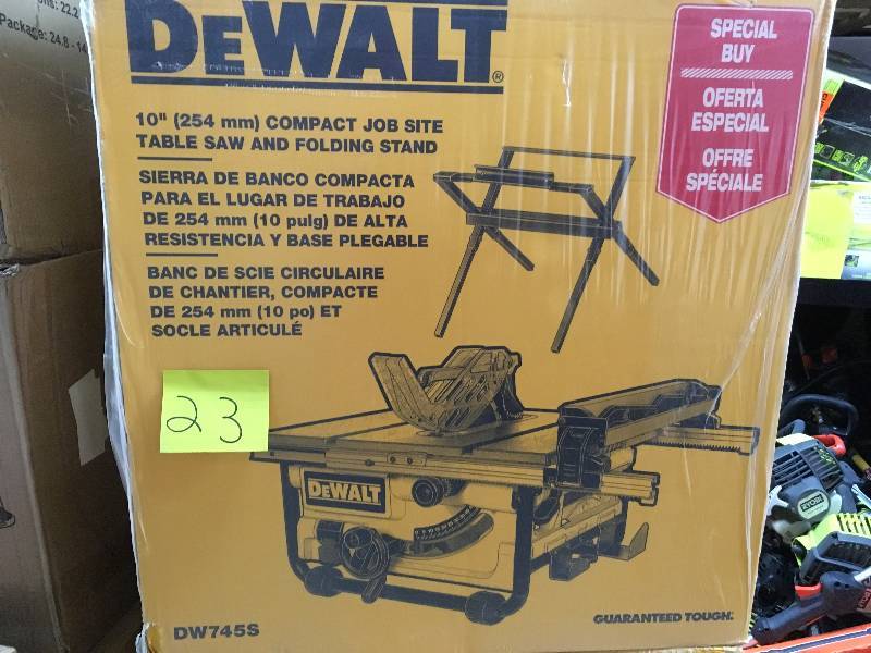 DeWalt 15-Amp Corded 10 in. Compact Job Site Table Saw with Site Pro Modular Guarding and Stand New