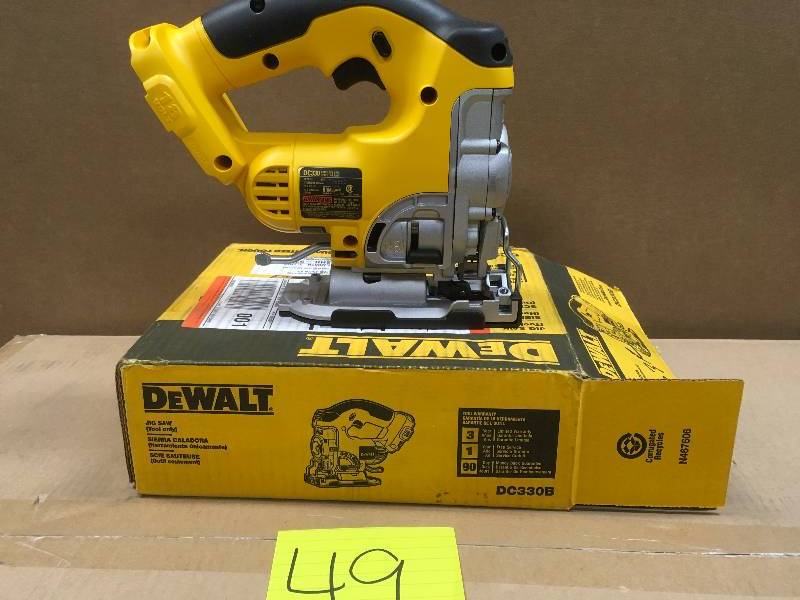 DeWalt 18-Volt NiCd Cordless Jig Saw with Keyless Blade Change ( Tool Only) open box not used
