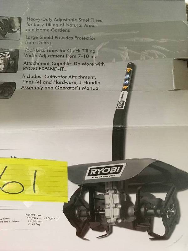 Ryobi Expand-It Universal Cultivator String Trimmer Attachment not used