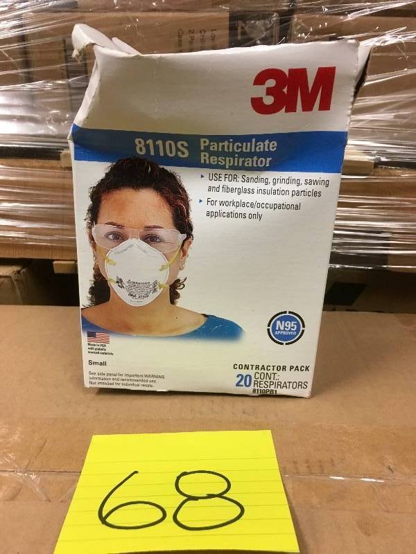 3M N95 Sanding Painted Surfaces Respirator Dust Mask (20-Pack) not used