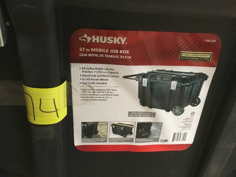 Husky 37 in. Mobile Job Box display model not used