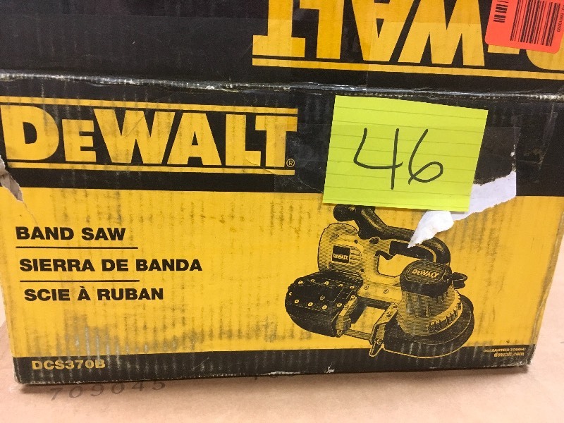 Dewalt 18-Volt NiCd Cordless Band Saw (Tool-Only) NOT USED