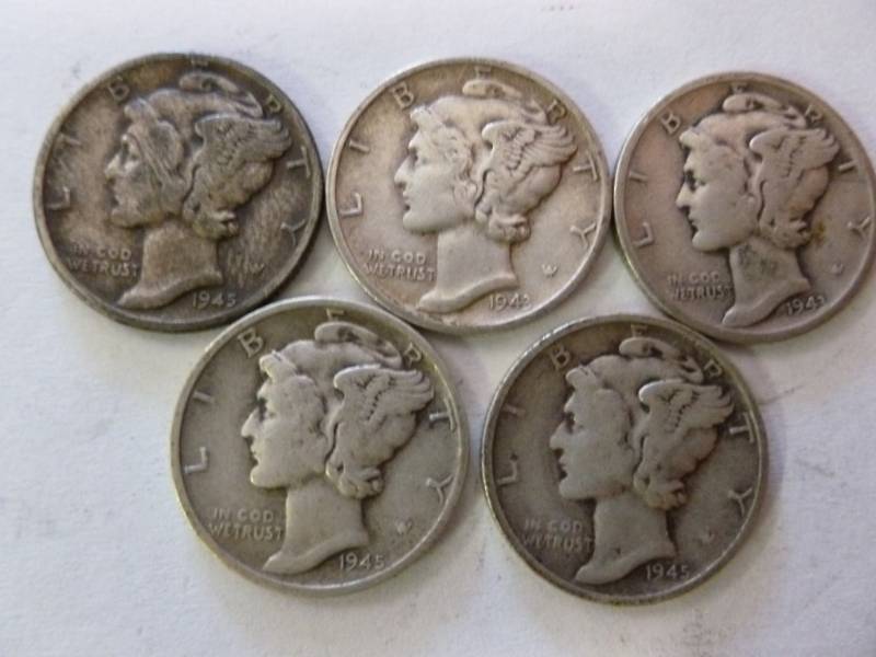 Mercury Silver Dimes