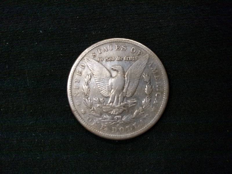 lot 9 image: 1881 S Morgan Silver Dollar...