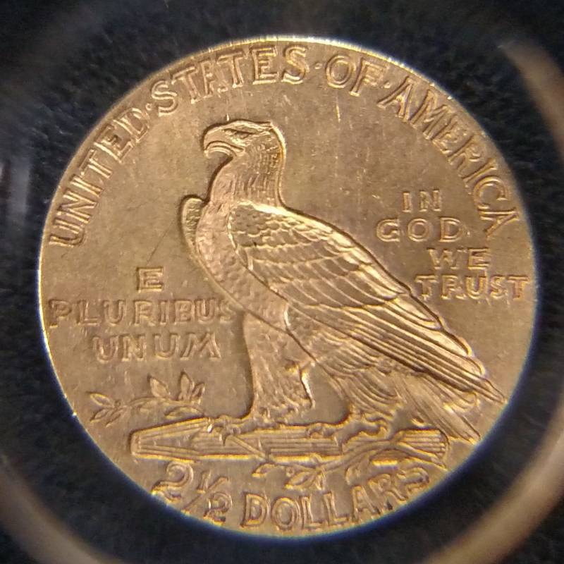 lot 2 image: 1929 2 12 Dollar Indian Head Gold ...