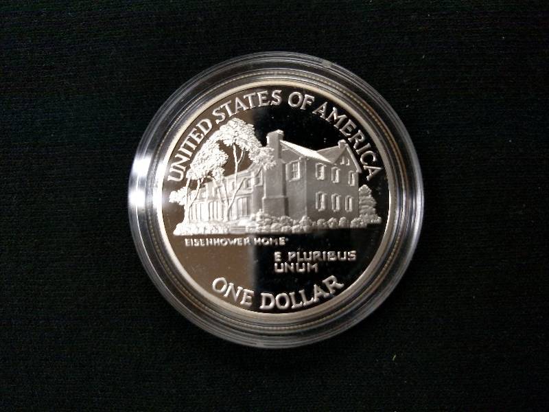 lot 71 image: 1990 Eisenhower Modern Commemorativ...