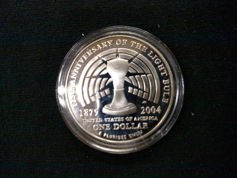 lot 78 image: 2004 Thomas Edison Commemorative Si...