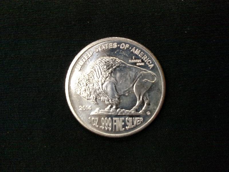 lot 82 image: Liberty Indian Head 1 Ounce .999 Si...